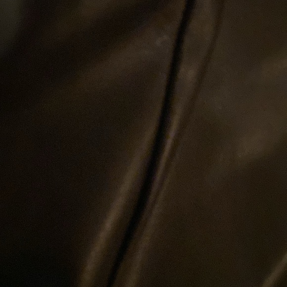 Faux leather mod style pinafore dress - Picture 4 of 6